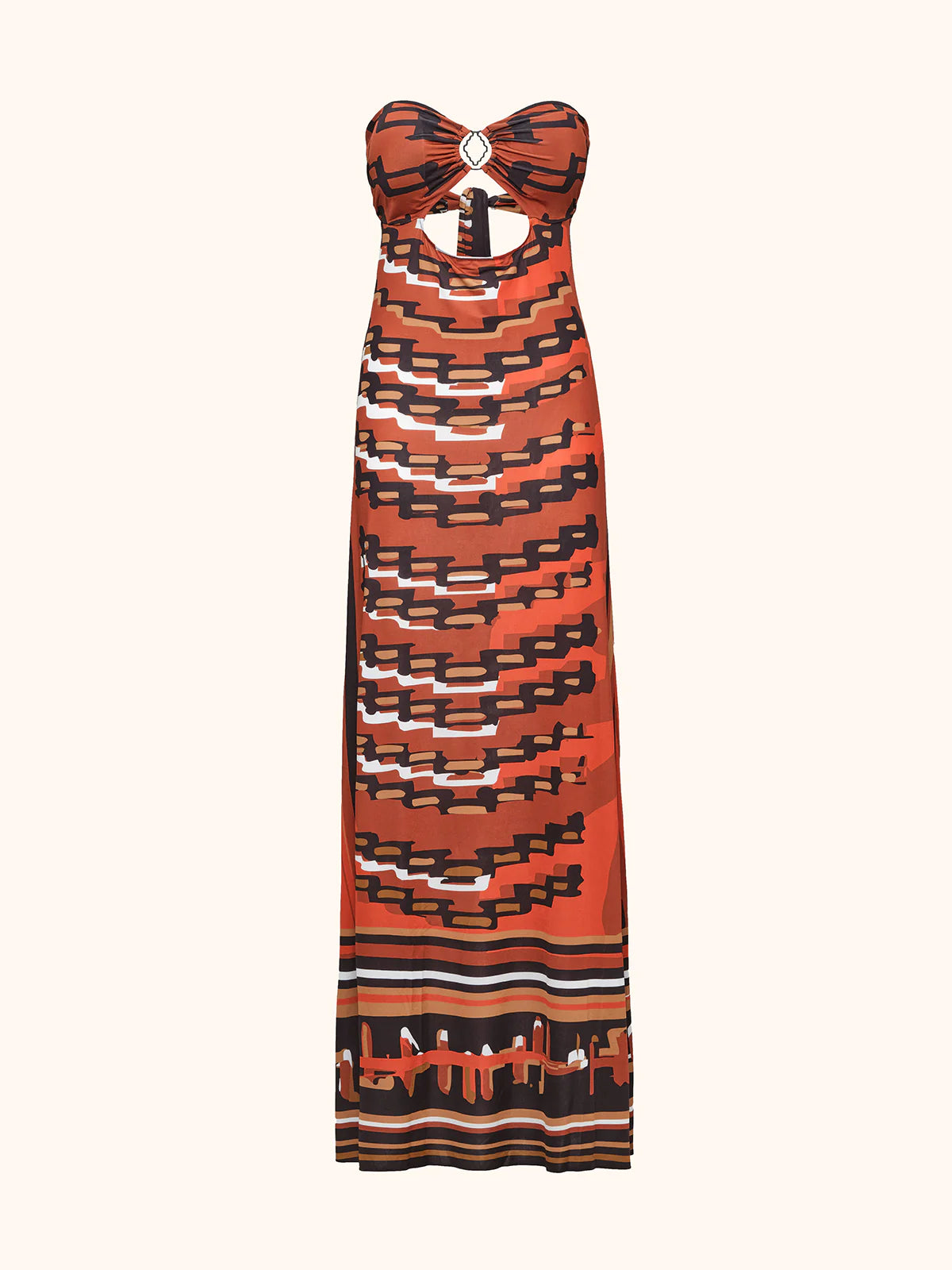 Vestito lungo fantasia Me Fui
